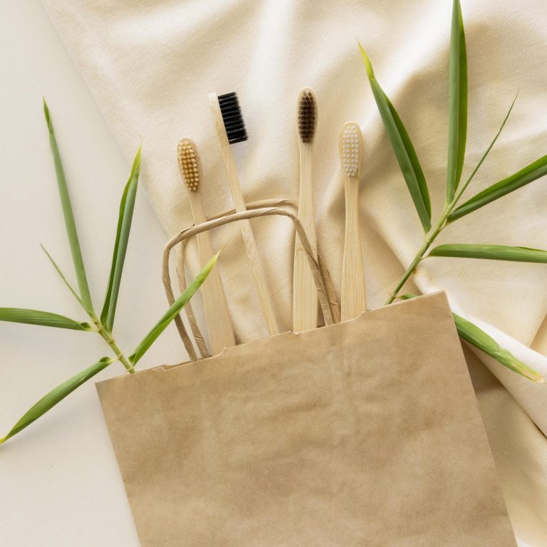 composition-spa-treatment-organic-brushes